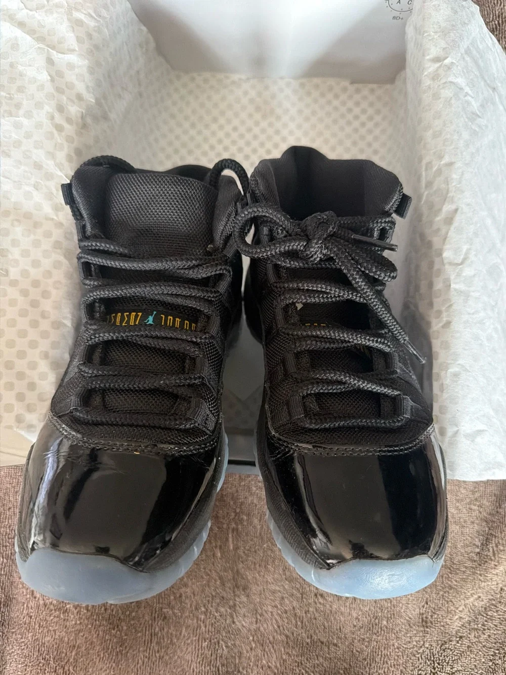 Air Jordan 11 Retro GS Gamma Blue Black- 4Y Youth